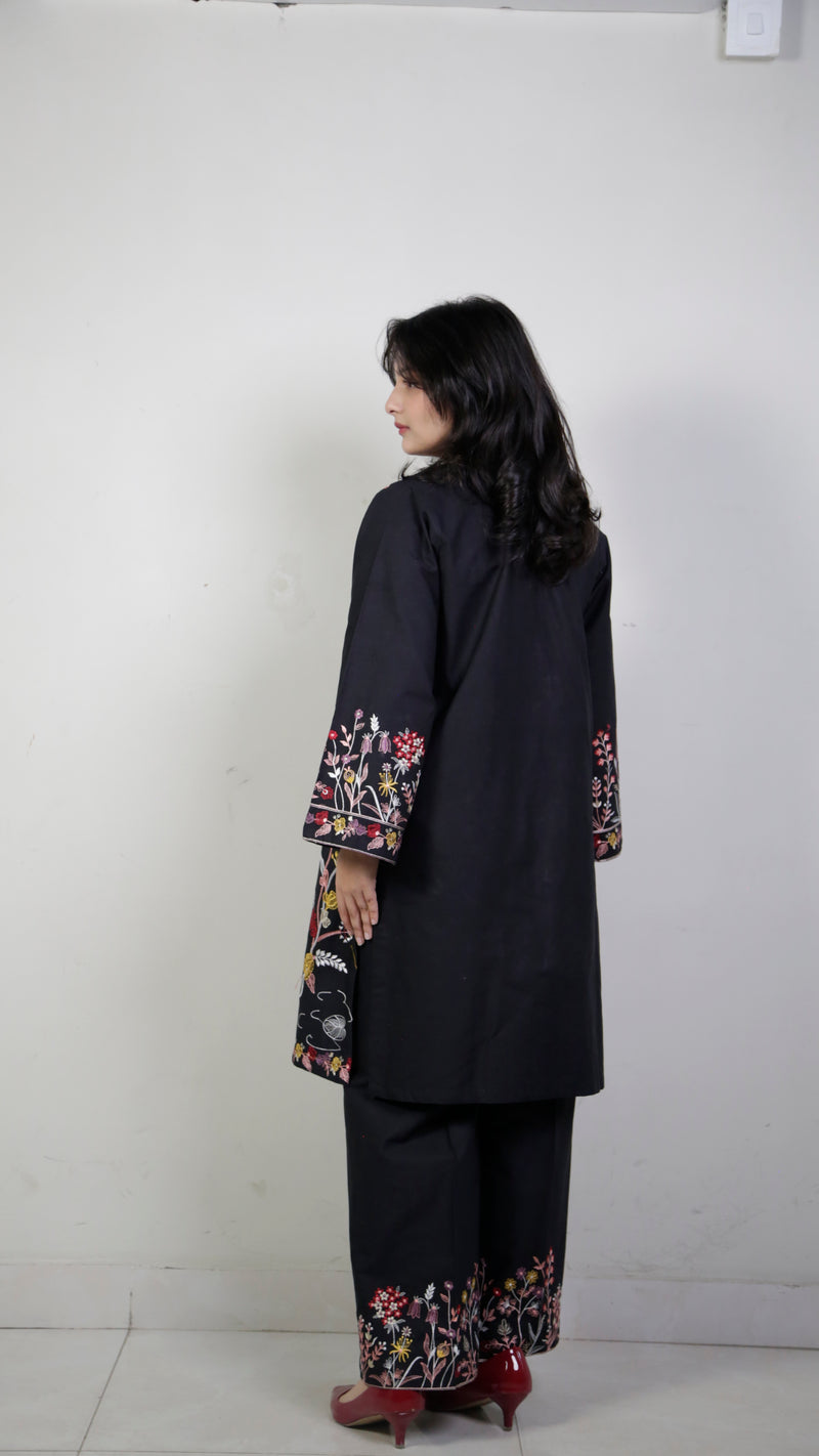 Midnight Muse Elegant Black Modest Dress Frosiq Midnight Muse Elegant Black Modest Dress Frosiq